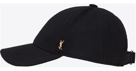 ysl black baseball cap|ysl baseball cap.